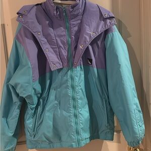 Vintage Two-Tone Weatherproof Jacket